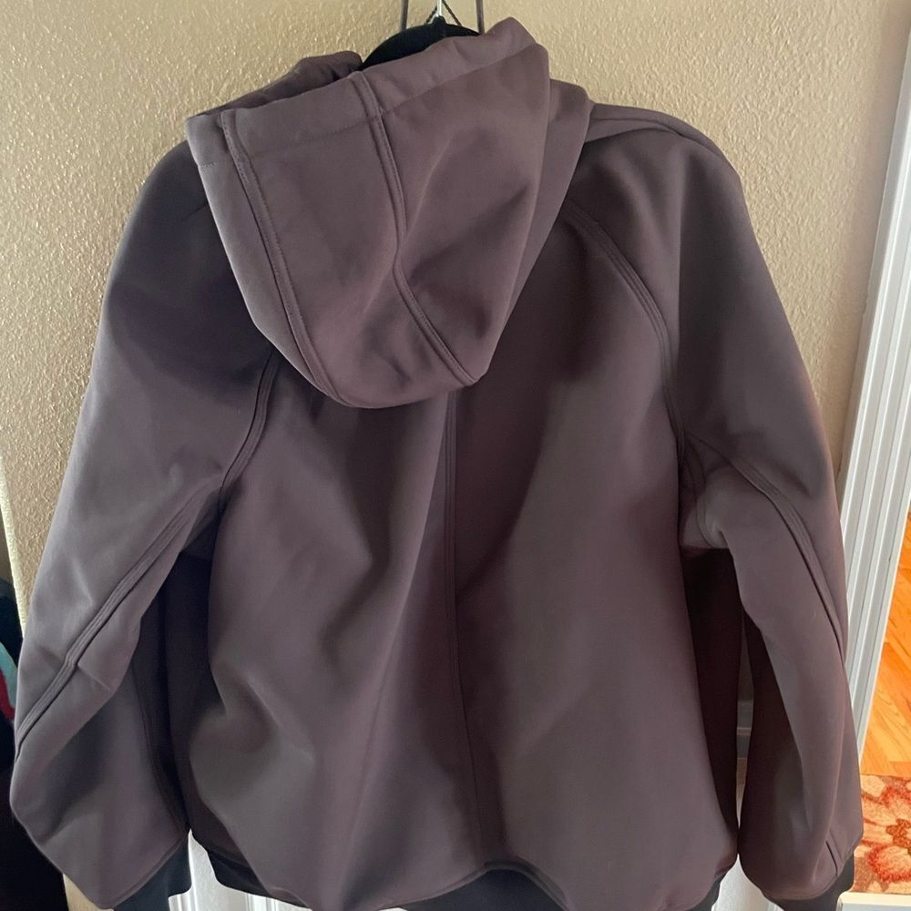 Men’s Duluth Trading Company Prudhoe Bay Brown Black Hooded Action Jacket XL - Picture 9 of 16